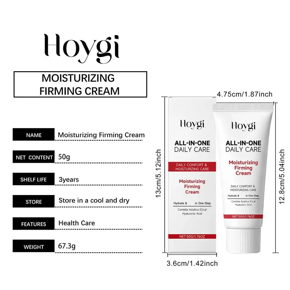 50ml Centella Moisturizing Cream Hyaluronic Acid Calming Shrink Pores Daily Nourishing Cream Strengthen Barrier Daily Skin Care Peaceful Pleasures Health and Wellness