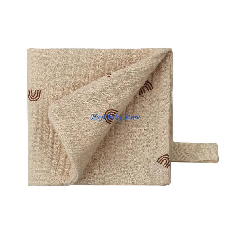 Baby Muslin Towel 23x23cm | Soft Cotton Gauze Wipe Handkerchief