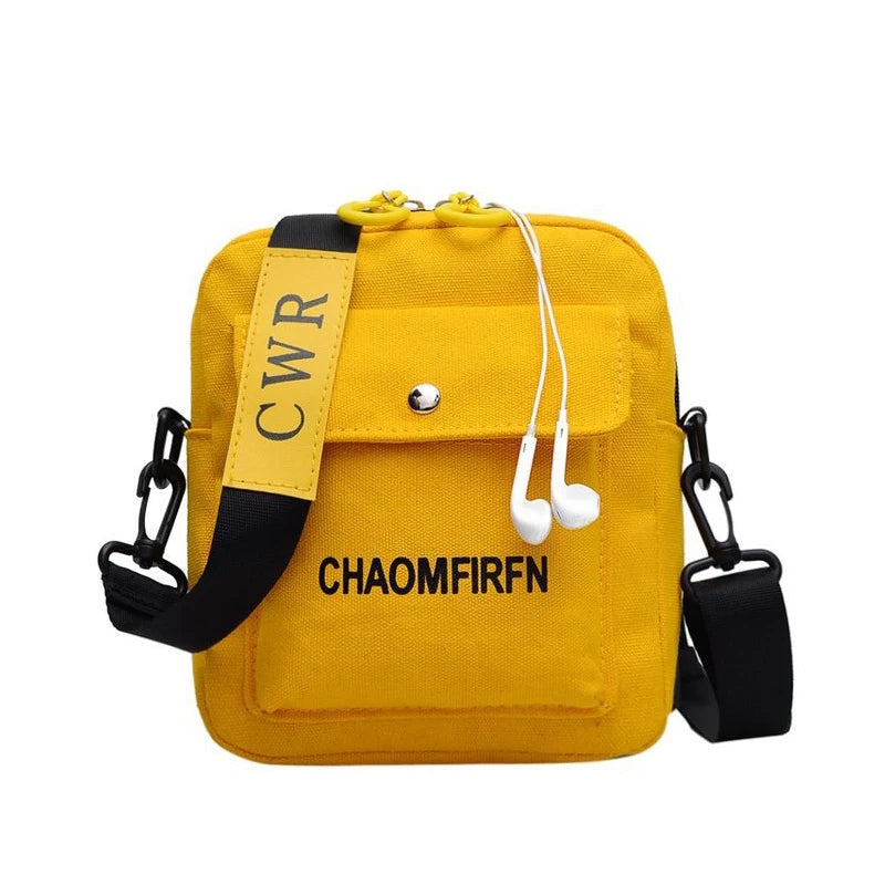 Women's Small Canvas Crossbody Bag | Cartoon Shoulder Purse