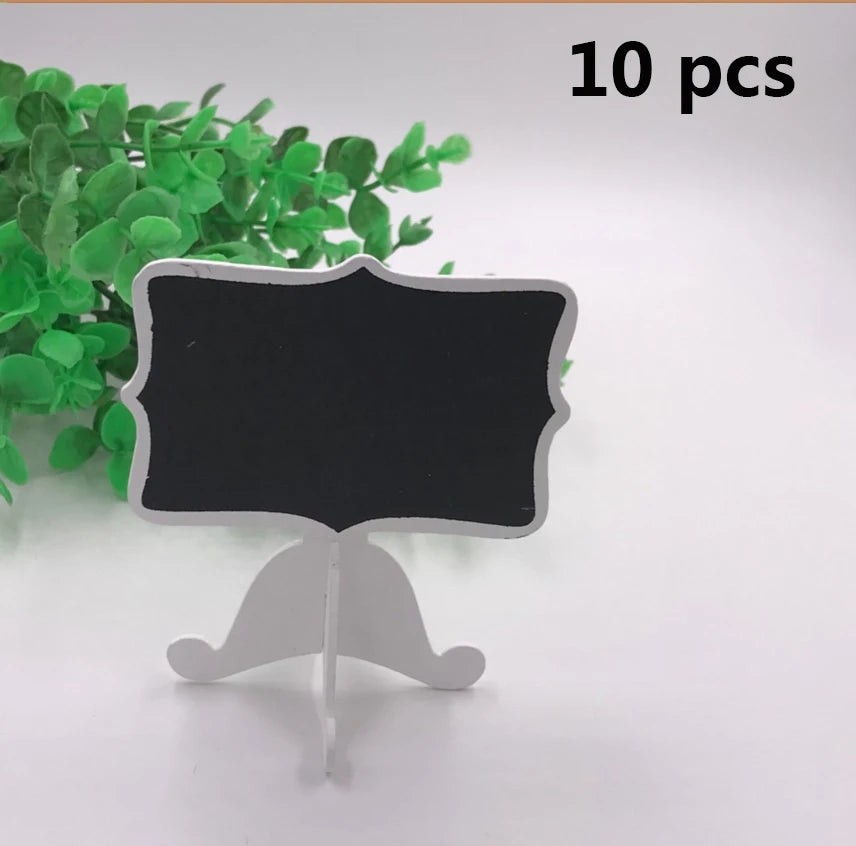 Mini Wooden Writing Small Blackboard Desktop Message Decorative