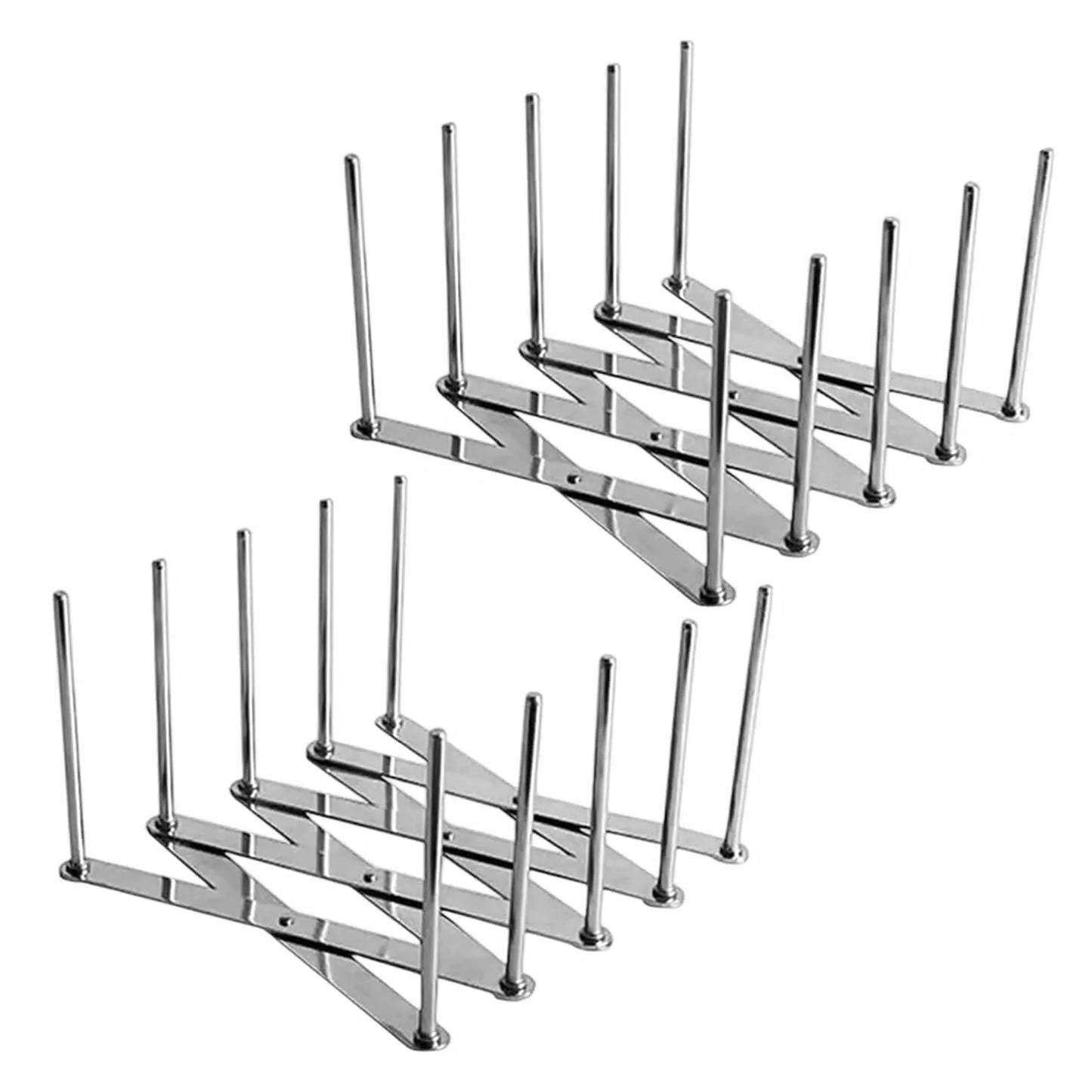 Pan Lid Organizer, Cabinet Door Pot Plates Dishes Rack Holder Reusable Containers Shelf for Serving Trays Dish Plate Peaceful Pleasures Health and Wellness 2pcs