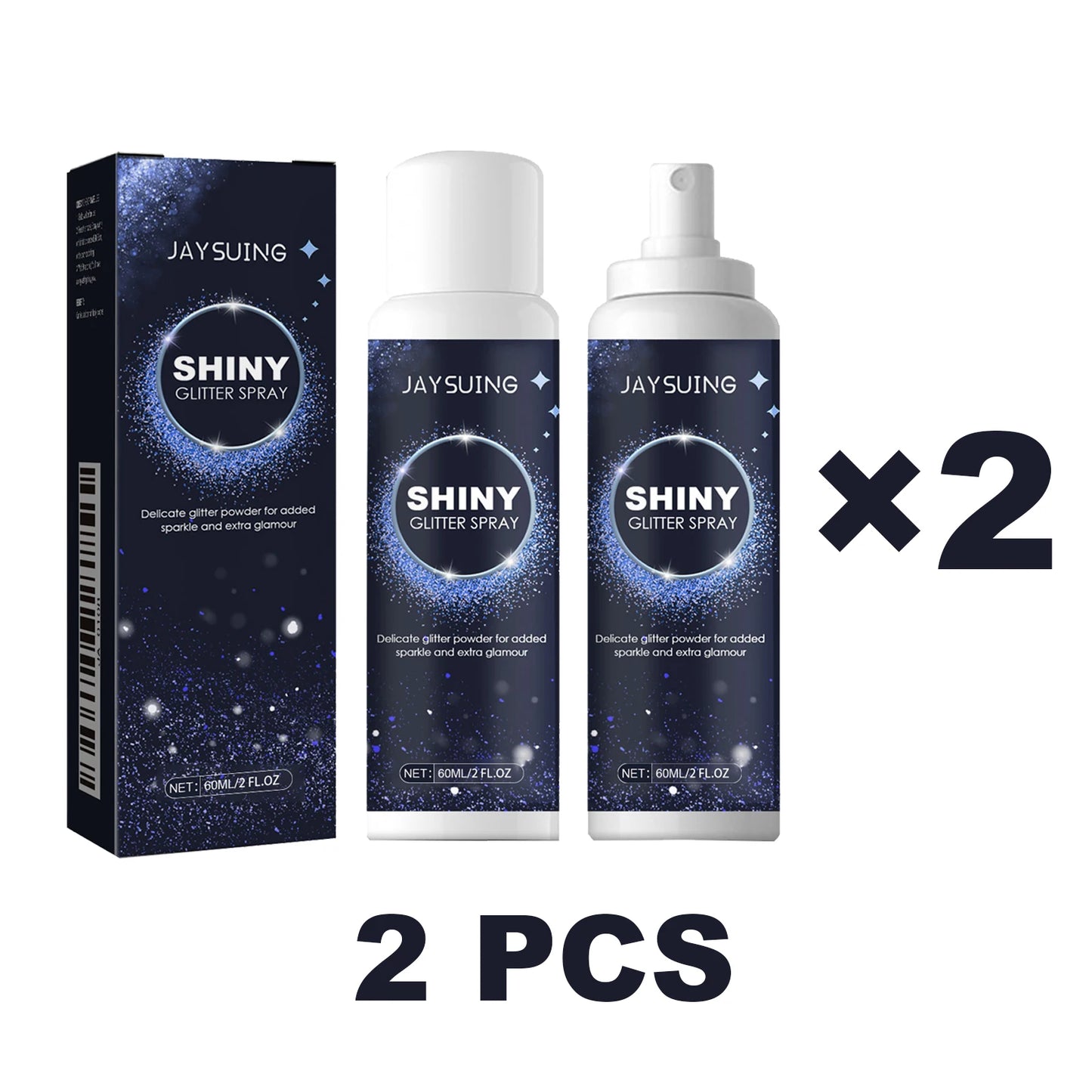 Holographic Glitter Spray for Face, Body & Hair | Party Shimmer