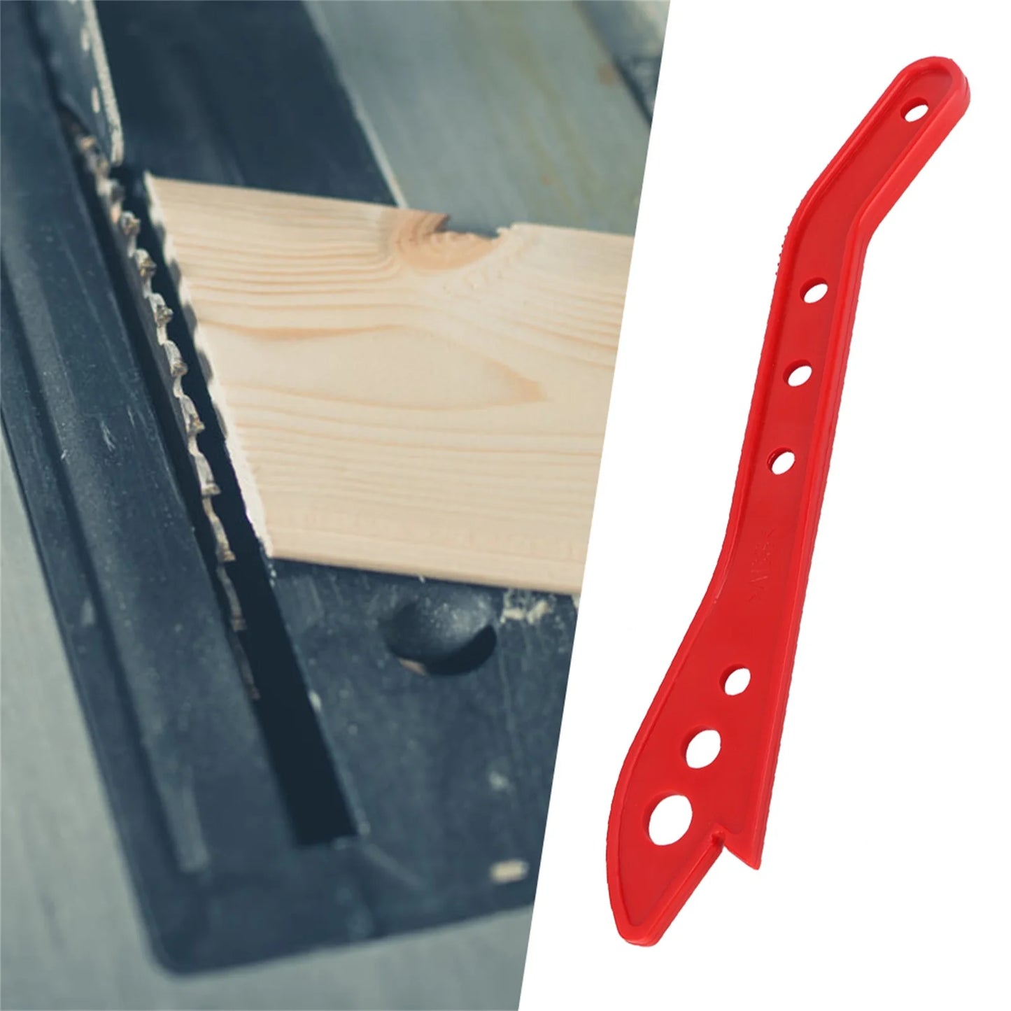 Safety Red Wood Saw Push Stick for Carpentry Table Working Blade Router Table Saw Push Stick Push Stick Peaceful Pleasures Health and Wellness