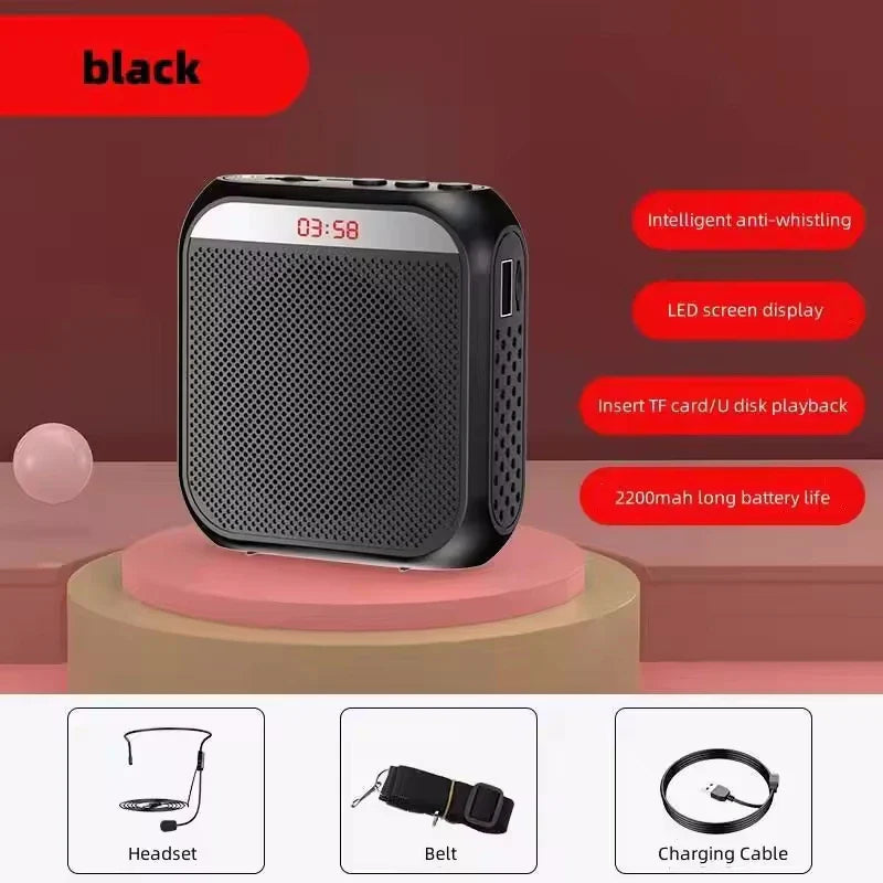 AyeBeau Wearable Voice Amplifier with Mic | 5W, 2200mAh