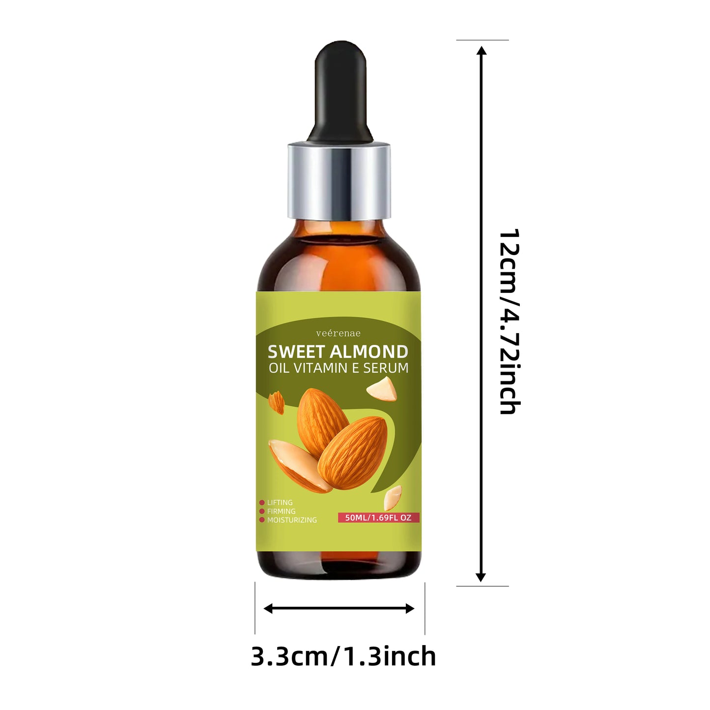 veérenae Sweet Almond Oil & Vitamin E Face Serum | Daily Use