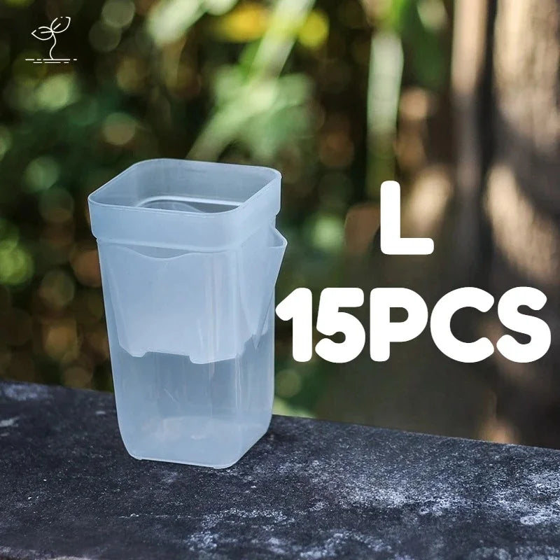 Self Watering Pots for Indoor Plants – Clear Plastic Planters