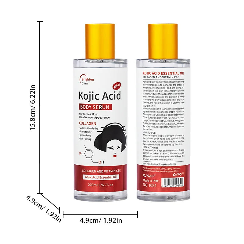 Turmeric Massage Oil – Body SPA, Moisturizing & Scraping 200/300ml