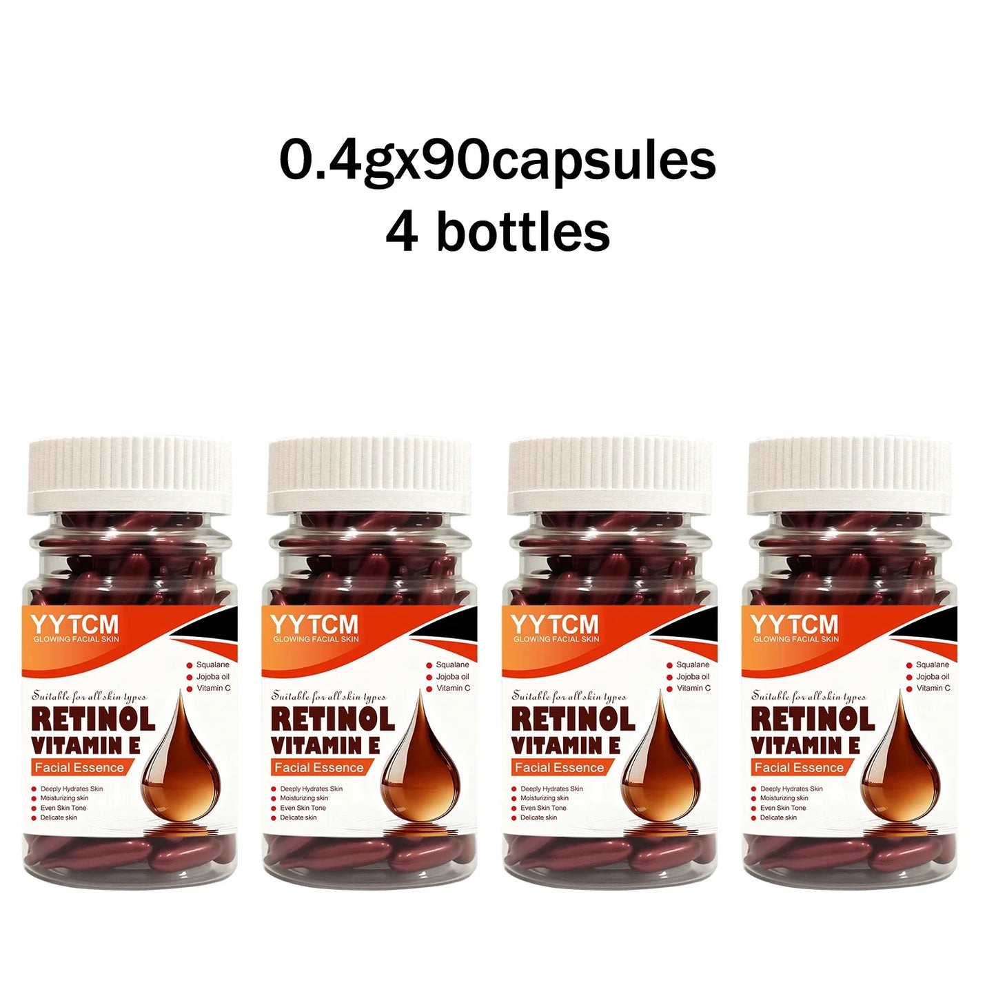 Retinol Vitamin E Capsule Essence – Hydrates, Firms & Brightens