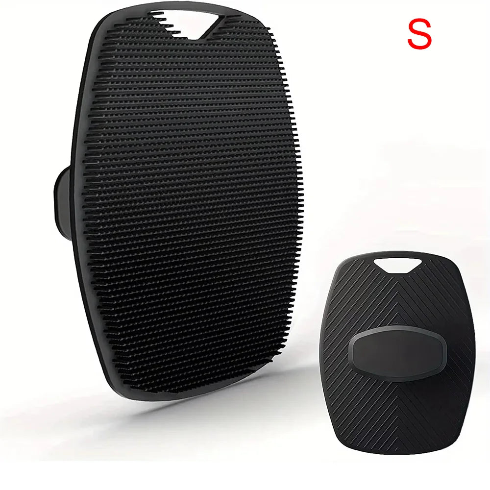 Silicone Exfoliating Body Scrubber Brush | No-Slip Handle