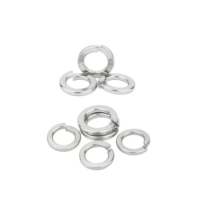 480pc 304 Stainless Steel Lock Washer Set M3–M10 Assortment