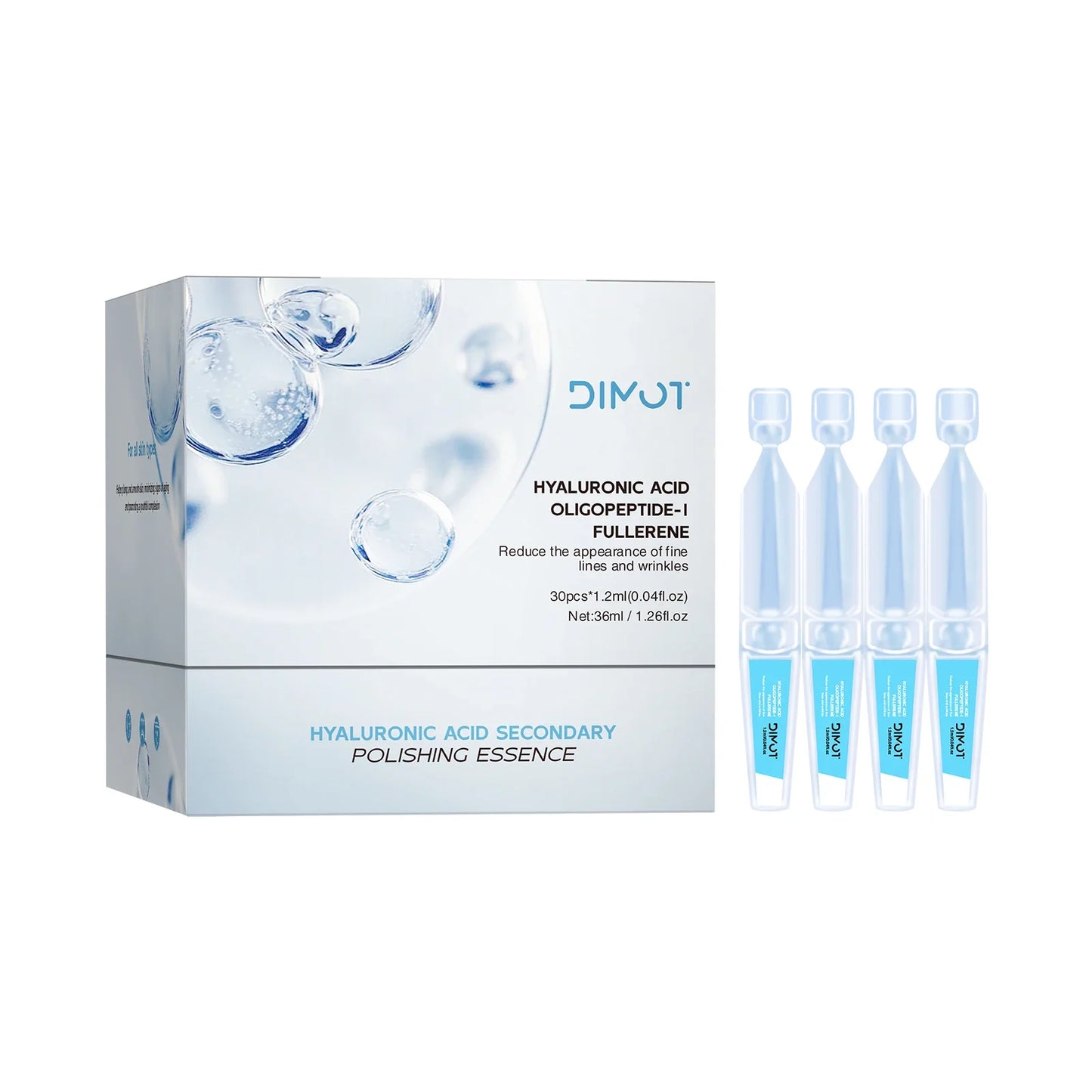 3% Hyaluronic Acid Serum – 30 Vials | Hydrating Face Ampoules