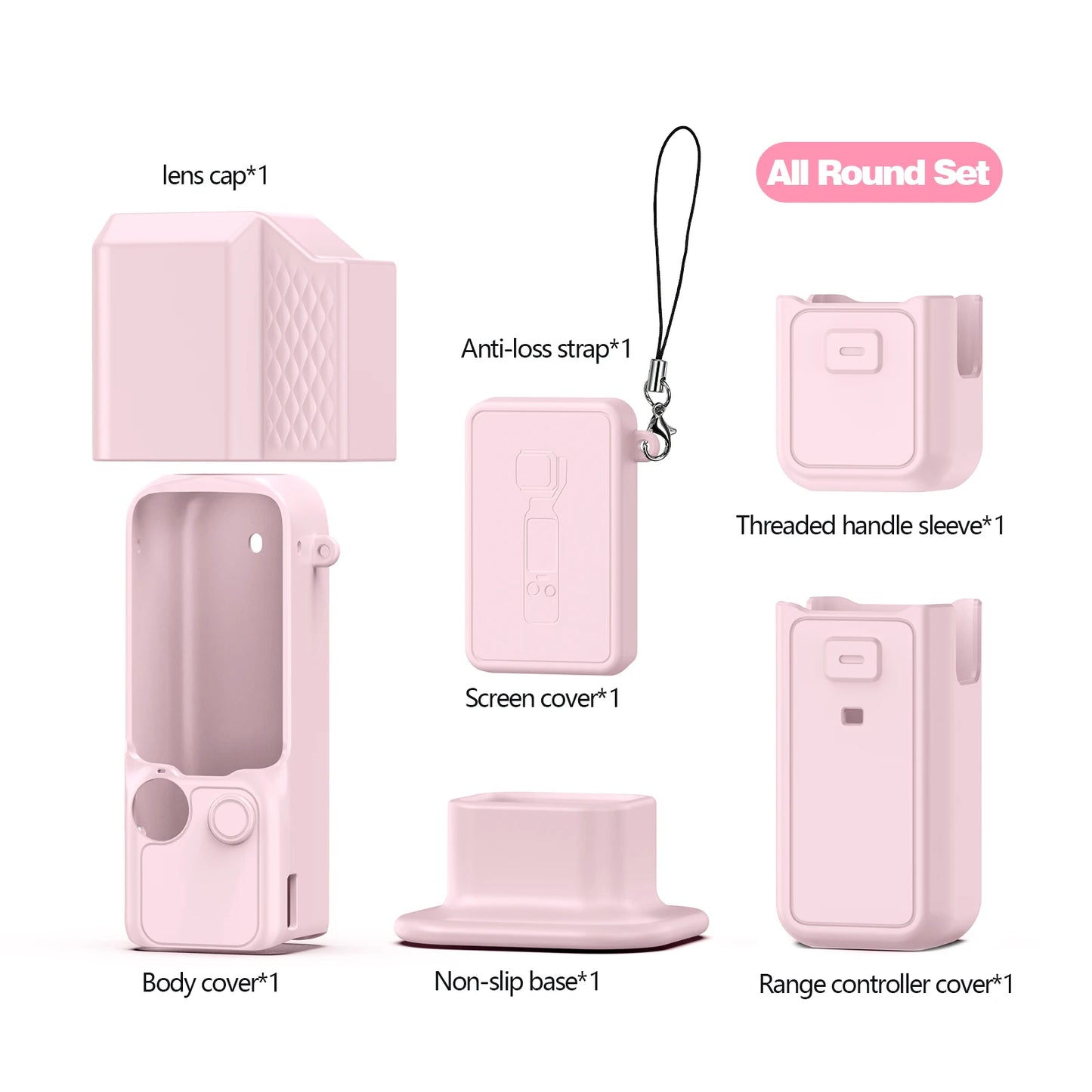 Silicone Case for DJI Pocket 4 Pro – Shockproof & Dustproof