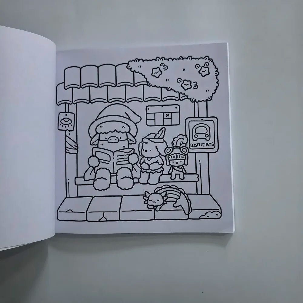 Fantasy Land Coloring Book Adults Stress Relief Drawing Perfect Party