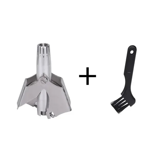 Manual Nose Hair Trimmer – Stainless Steel, Men & Women
