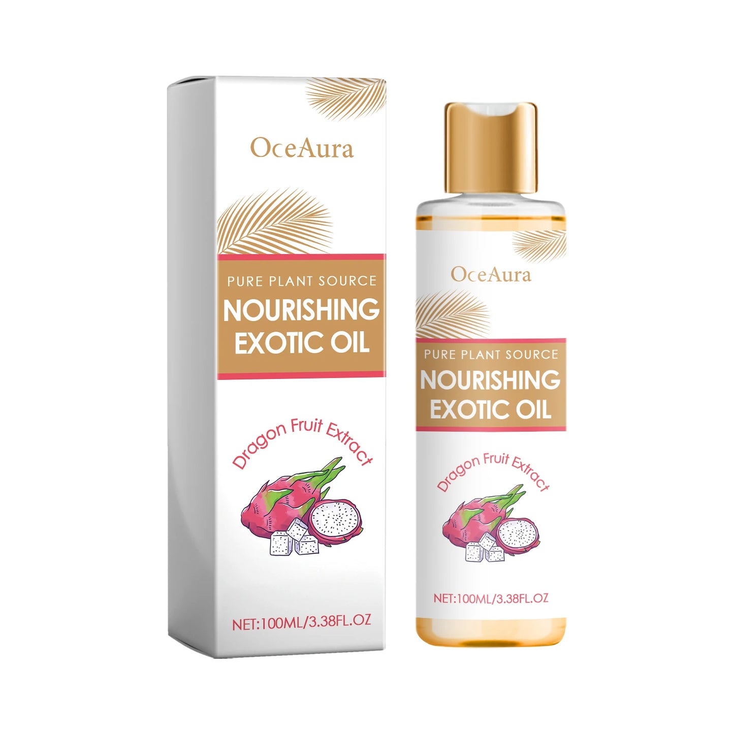 OceAura Coconut Body Oil – Moisturizing Skin Repair Oil