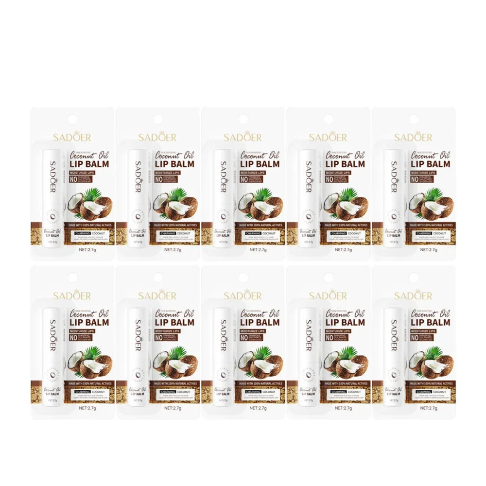 SADOER Coconut Lip Balm 2.7g – Moisturizing Daily Lip Care