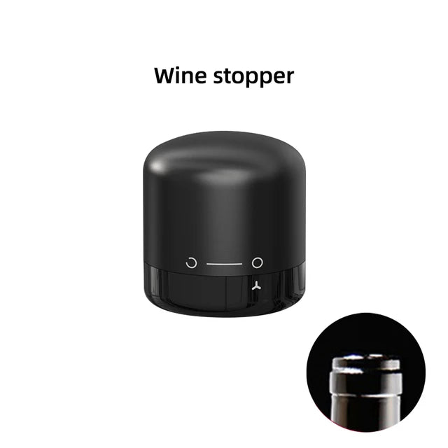 Wine Stopper Food Grade Silicone Leak-proof Sealer Retain Freshness Wine Plug Champagne Bottle Stopper Bar Tools Accessories Peaceful Pleasures Health and Wellness 1 Wine Stopper