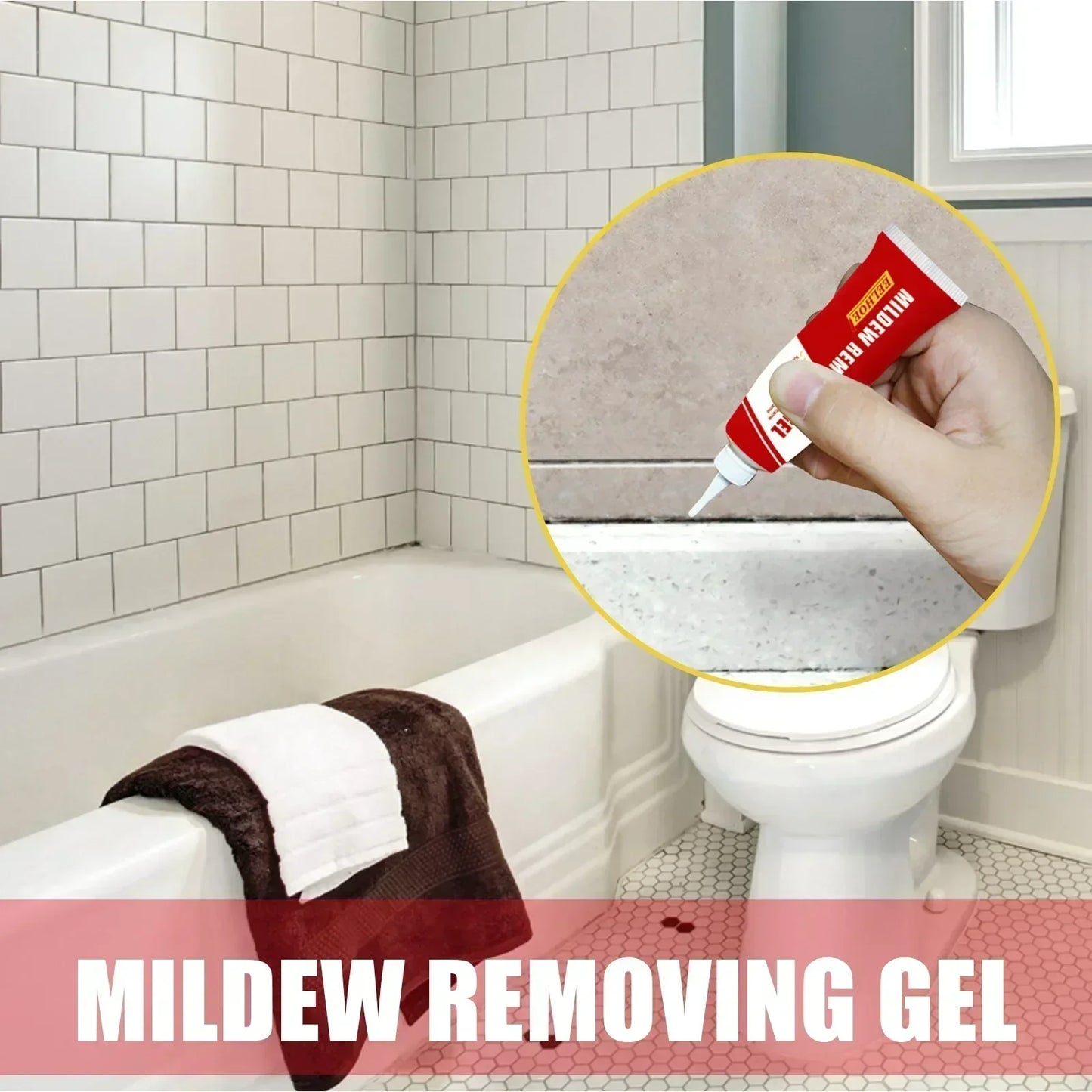 20g Wall Mold Mildews Remover Cleaner Gel Pool Tile Spot Mold Remover for Washing Machine Bathroom Kitchen Mildews Gel Peaceful Pleasures Health and Wellness