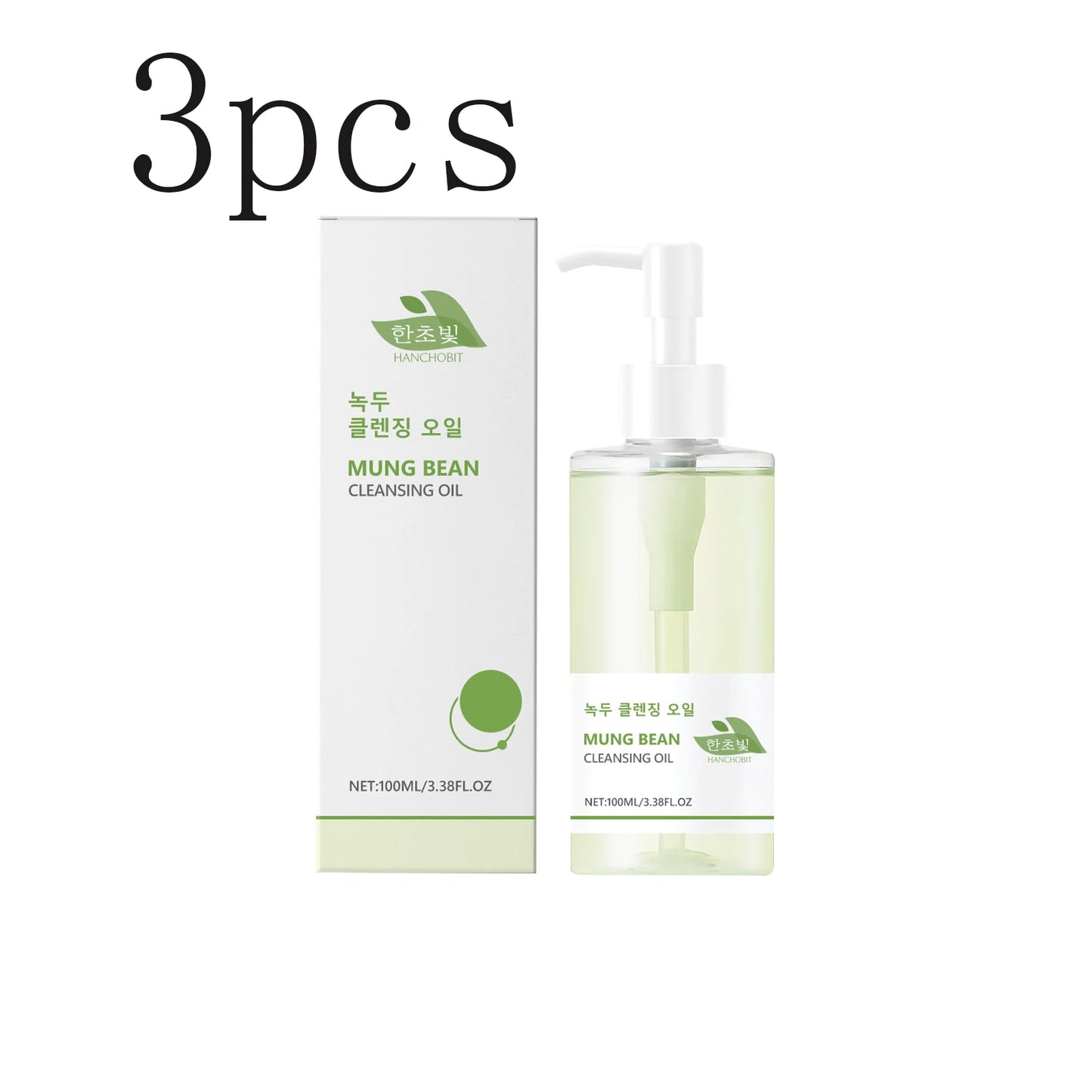 Mung Bean Cleansing Oil – Face, Eye & Lip Makeup Remover 100ml