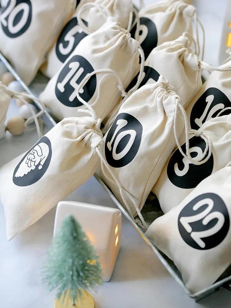 24-Piece Advent Calendar Bags | DIY Christmas Countdown Décor