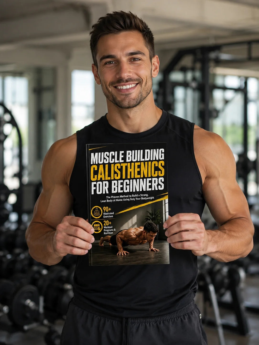 A4 Self Weight Fitness Training Guide Beginner's Exercise Manual Home