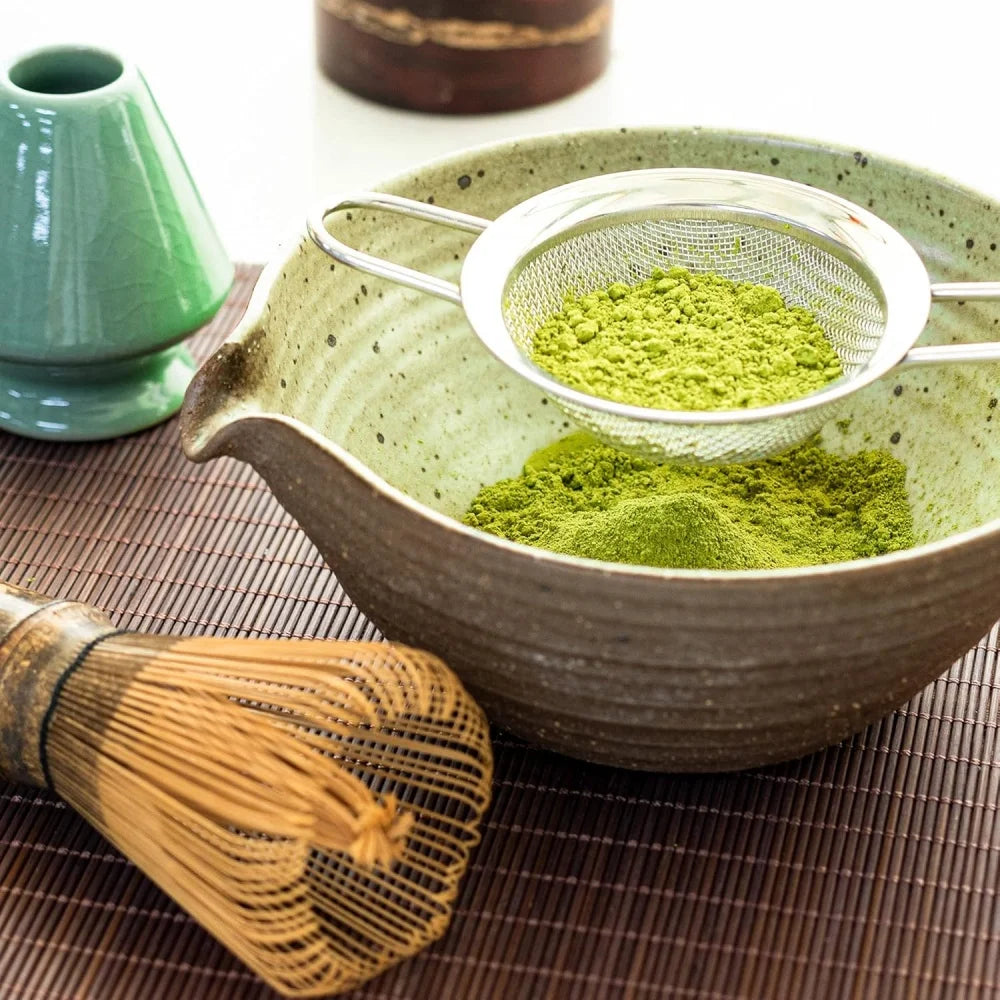 Bamboo Matcha Whisk, Handcrafted Organic Traditional Japanese Chasen, Matcha Stirrer Wisk Mixer Brush for Green Tea, Coffee Peaceful Pleasures Health and Wellness