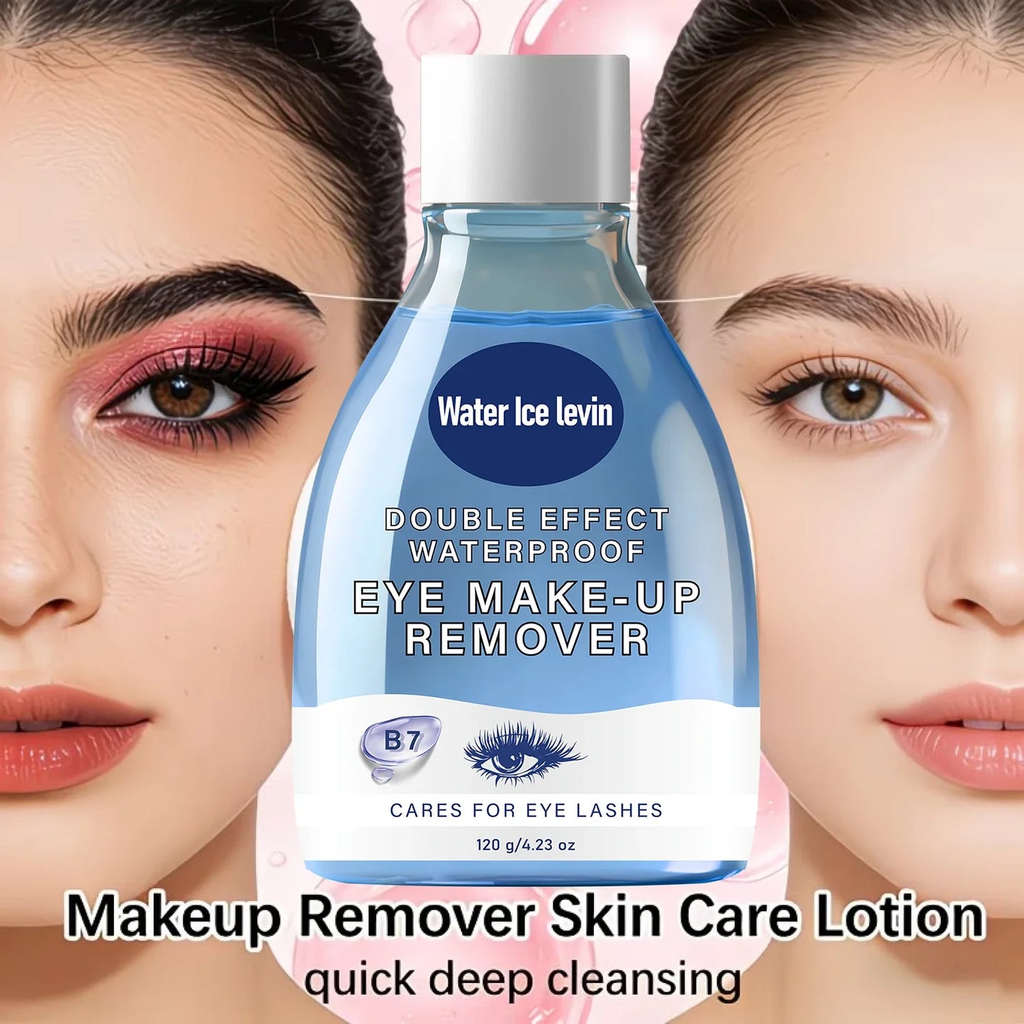 Double Effect Eye Makeup Remover – B7 & Collagen, Waterproof