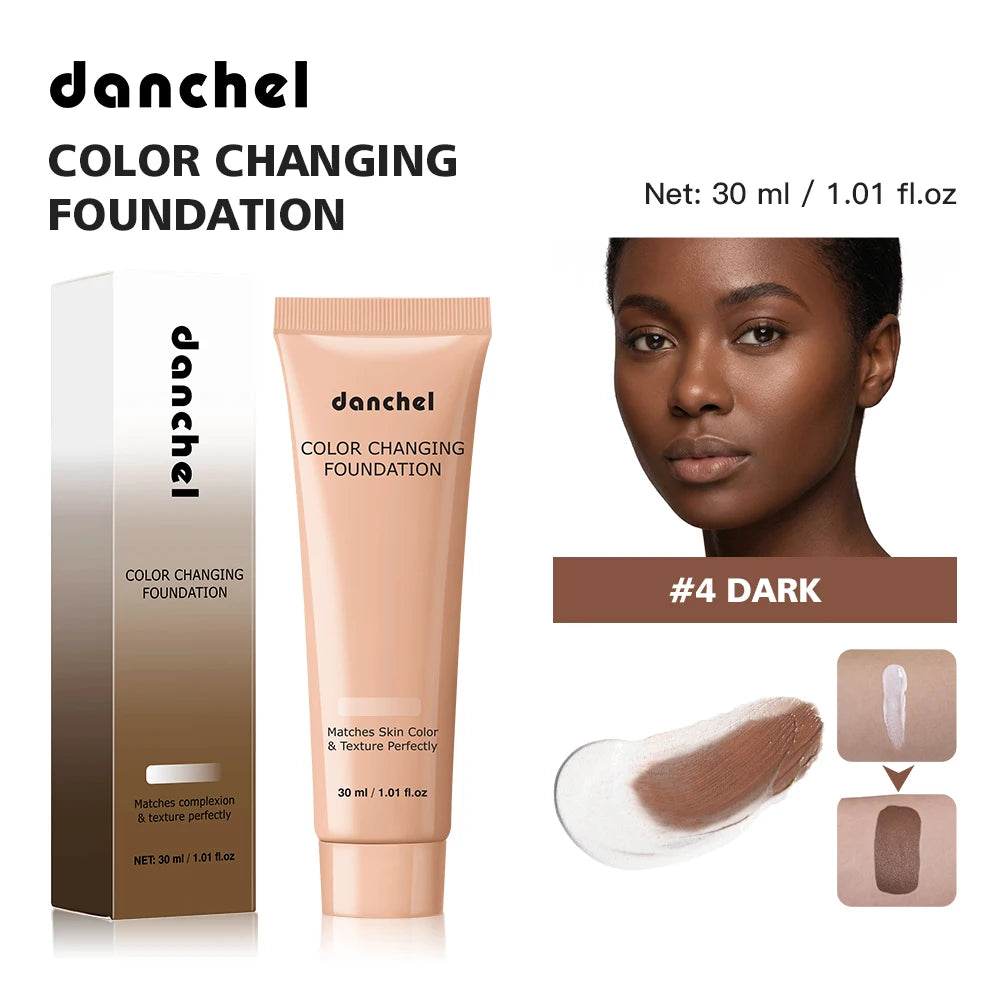 Color Changing Foundation Nourish Repair Skin Deep Hydration Brighten Even Tone Natural Matte Makeup Effect Concealer Foundation Peaceful Pleasures Health and Wellness Dark