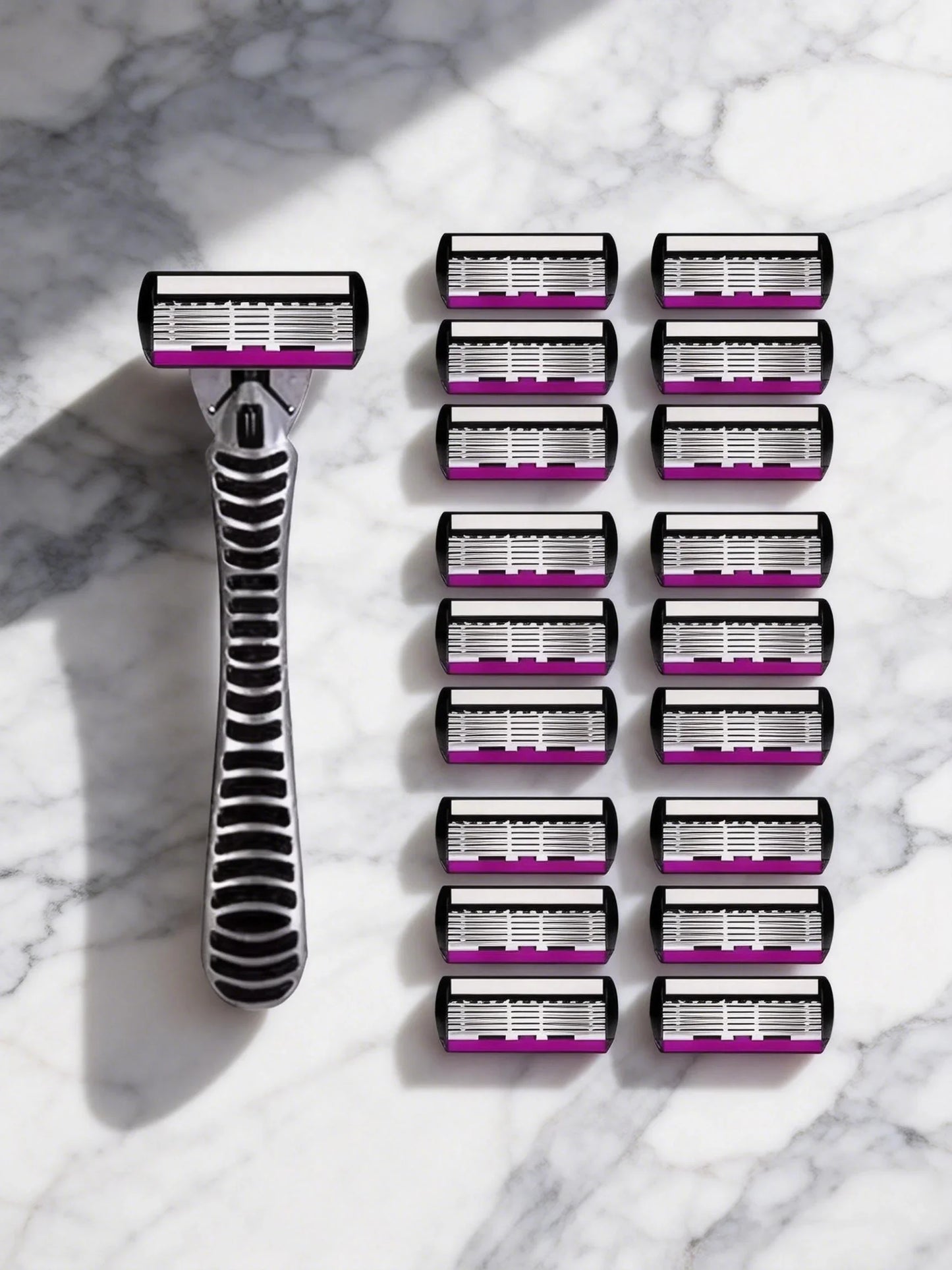 6-Layer German Steel Men's Razor Cartridges – Mach Compatible