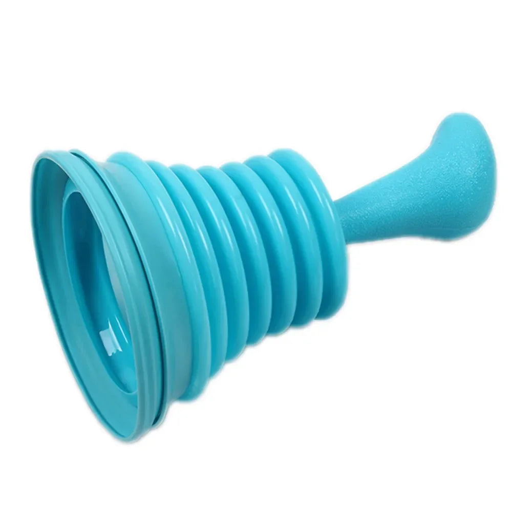 1PC Pipeline Dredge Suction Cup Toilet Plungers Press Cleaning Sink Drain Pipe Tool Sink Pipe Strong Dredger Tools Accessories Peaceful Pleasures Health and Wellness blue