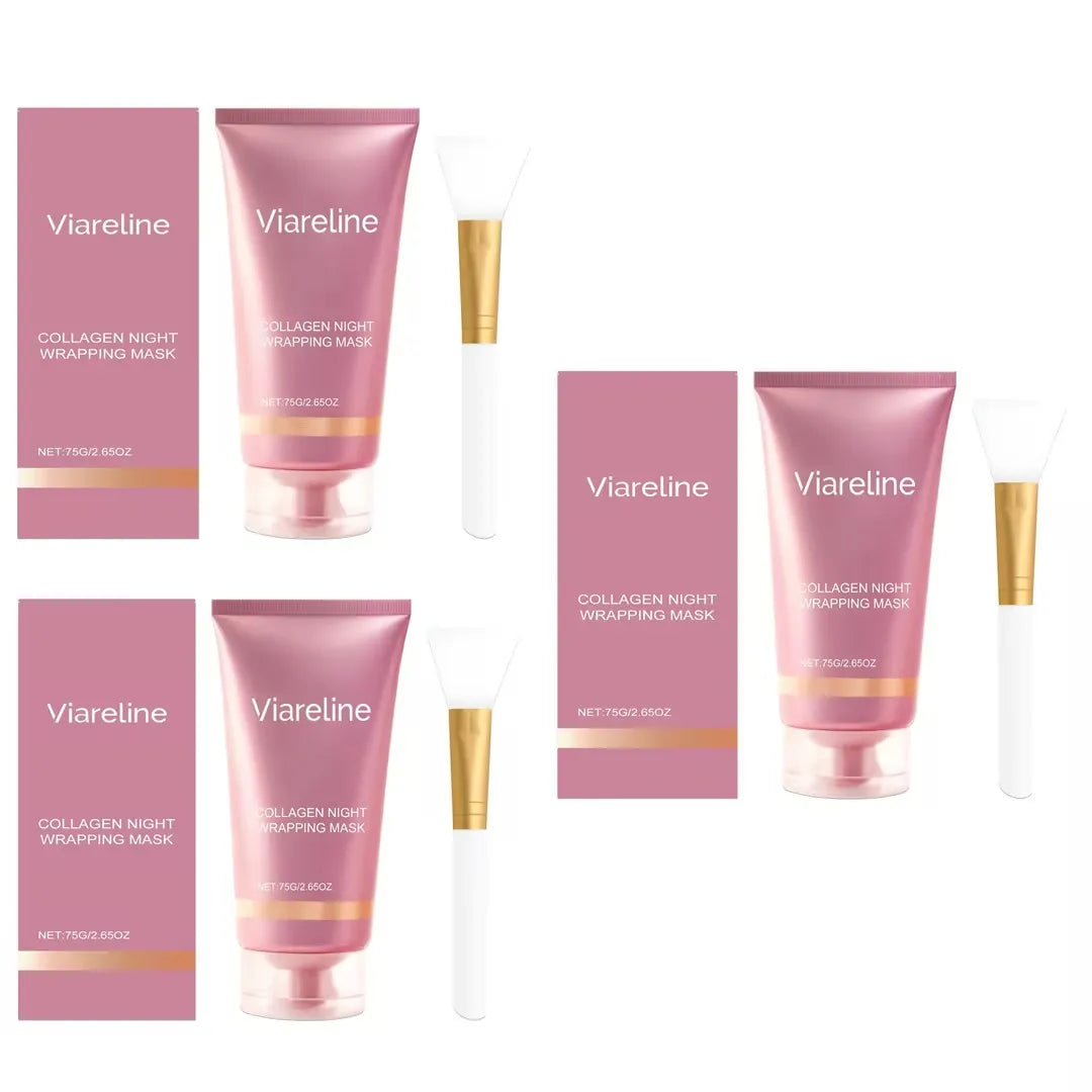 Viareline Collagen Night Peel Off Mask – Deep Hydrating 75g