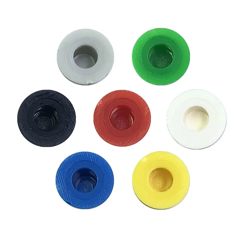 140PCS/Lot Mixed Color A101 Plastic Switch Button Caps Push Key Caps 4.5*7.4mm Hat Shape for 6*6 Tact Switch ID 3.1 / 3.4mm Peaceful Pleasures Health and Wellness