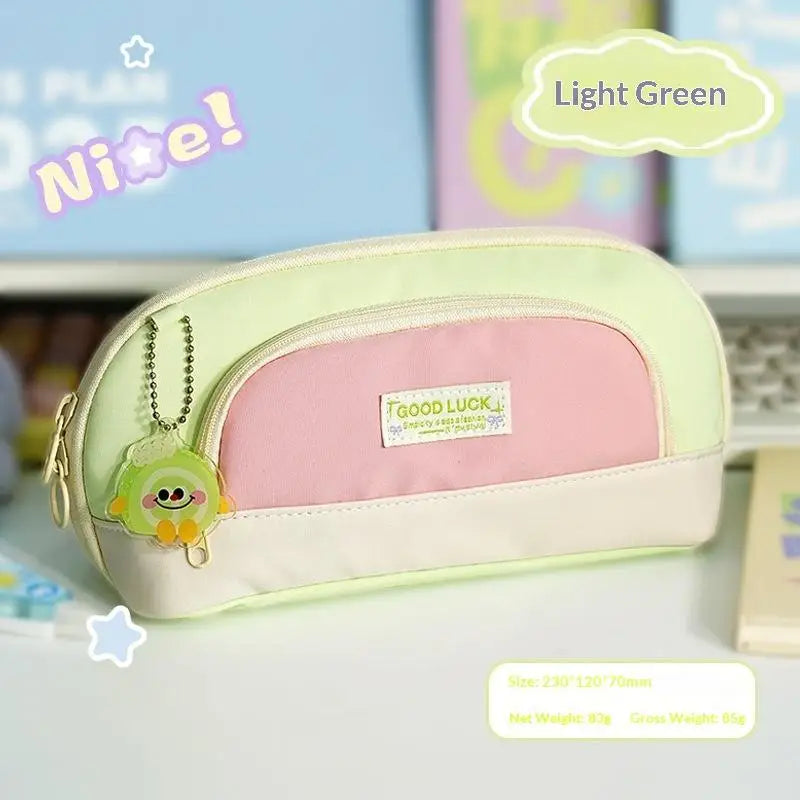 Dopamine Magnetic Pencil Case – Large Capacity Stationery Bag