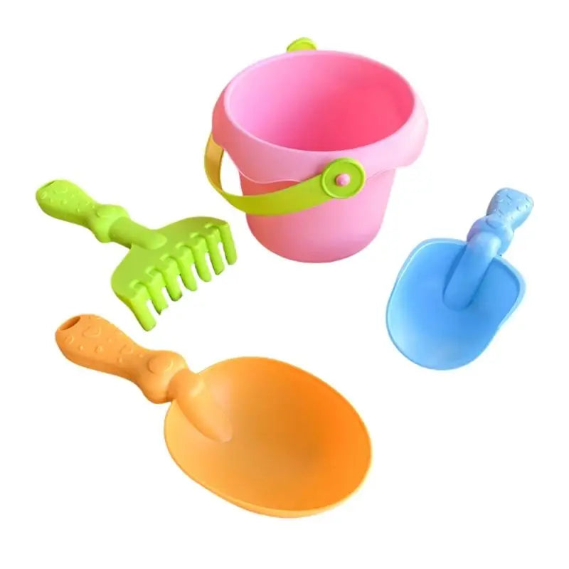 Kids Sand & Water Play Bucket Set | 4 or 8 Pcs Summer Toy
