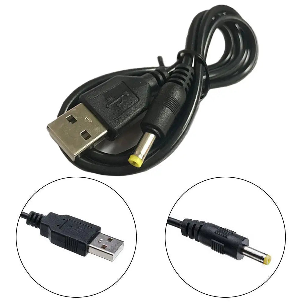 PSP USB Charging Cable 80cm – USB to DC 4.0x1.7mm Power Cord for Sony PSP 1000 2000 3000 Peaceful Pleasures Health and Wellness