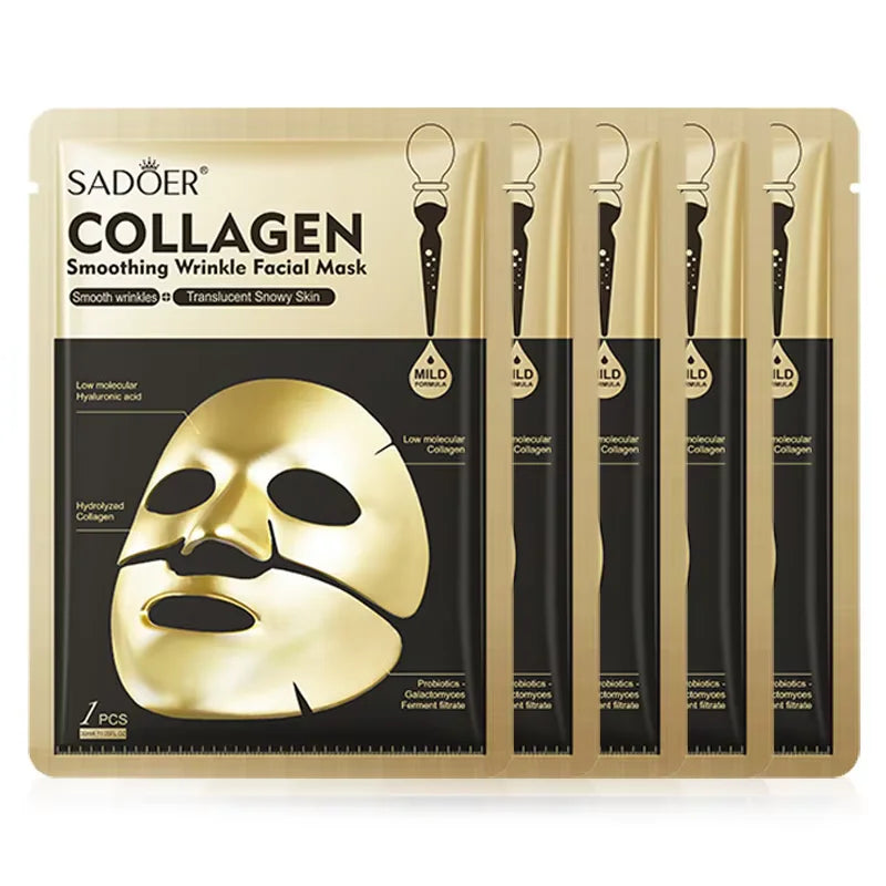 Sadoer Gold Collagen Sheet Mask – Moisturizing & Anti-Wrinkle