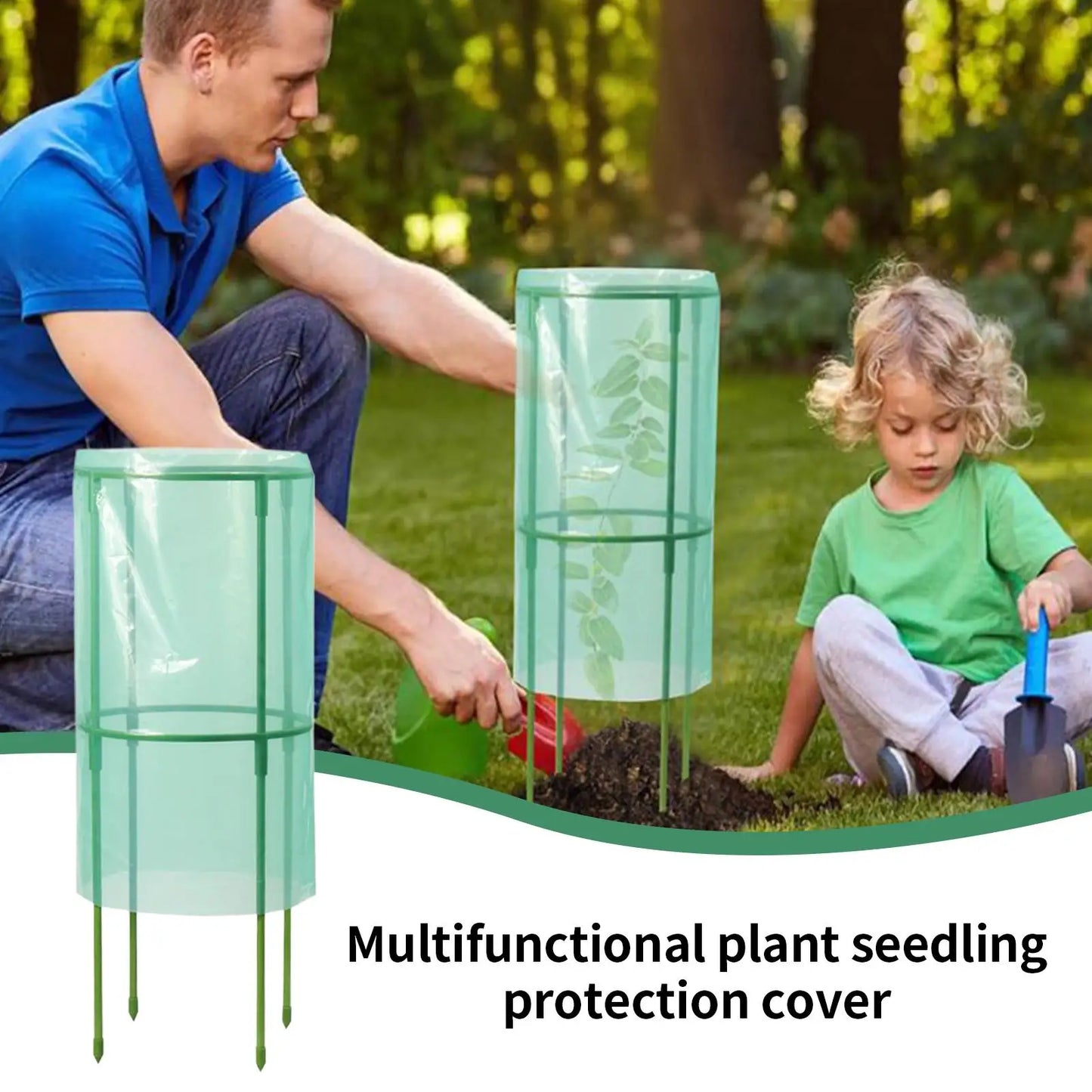 Garden Cloches 4-Pack | Frost & Animal Plant Protection