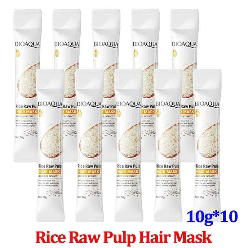 Rice Puree Hair Mask – Nourish Dry, Frizzy & Split Ends
