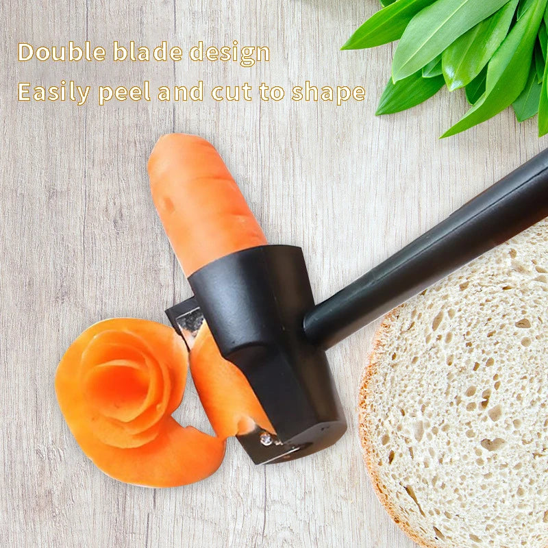 Spiral Vegetable Cutter Slicer – Stainless Steel Shredder