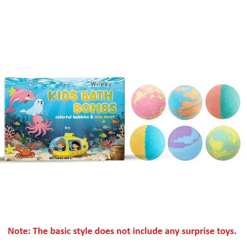 Kids Surprise Bath Balls with Toy Inside – Fun Bubble Bath Set