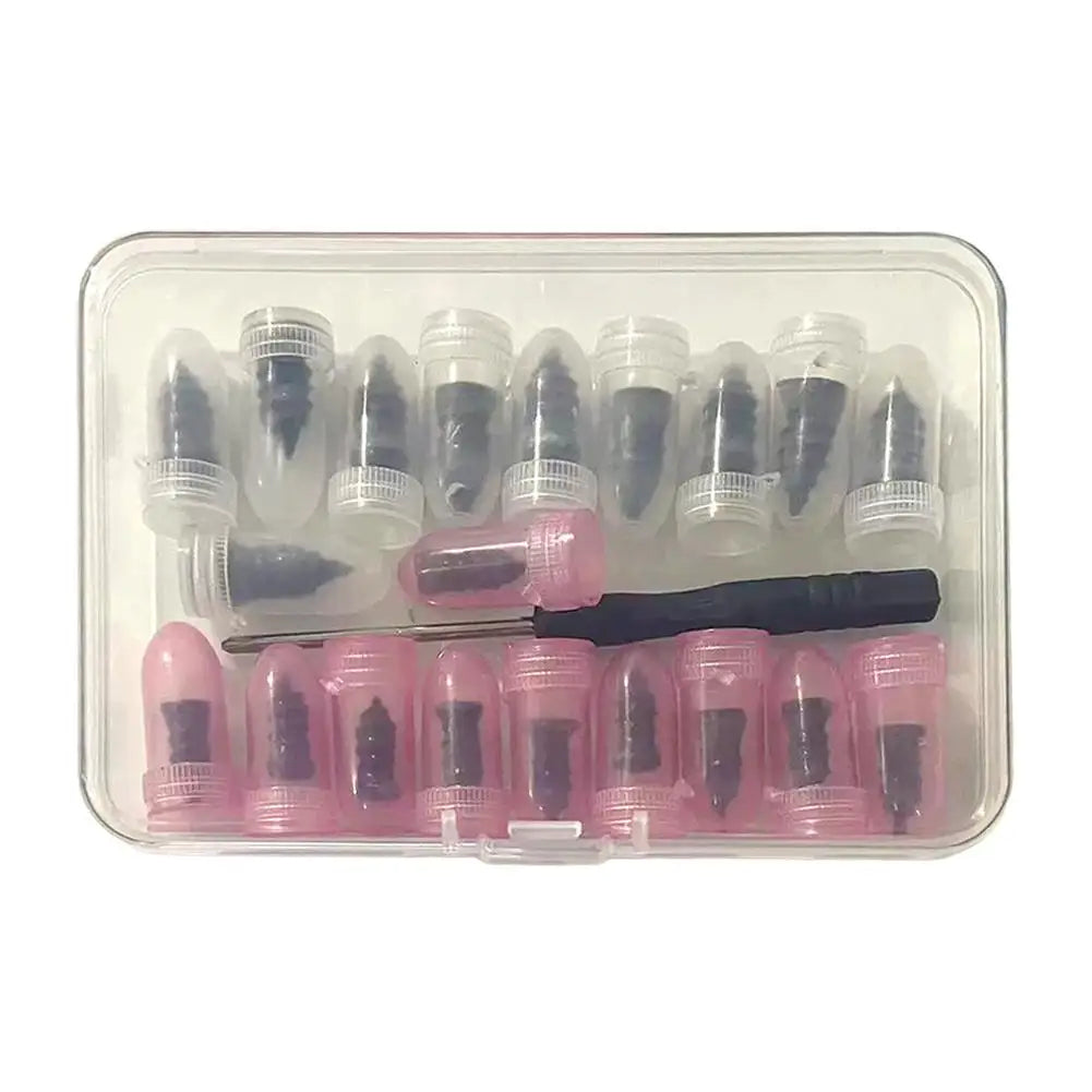 Tubeless Tire Repair Rubber Nail Kit – Car & Motorcycle 10/20PCS