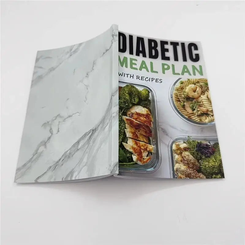 Professional Meal Planner Recipes Book 7-Day Diet Plan Blood Sugar