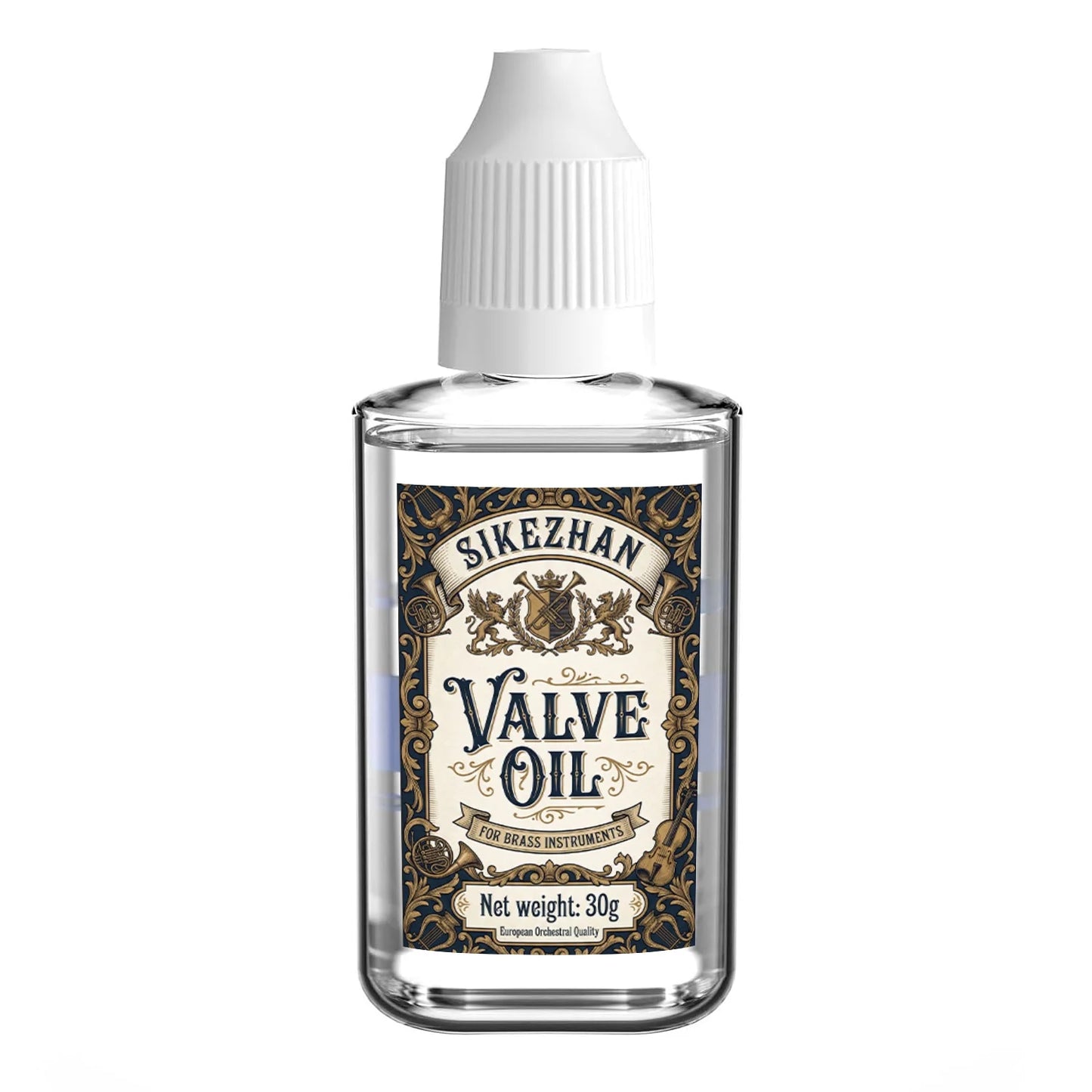 Premium Brass Valve Oil for Trumpet Trombone Tuba - Long-Lasting Piston Lubricant, Smooth Action & Fast Response Brass Care Oil Peaceful Pleasures Health and Wellness 1pcs