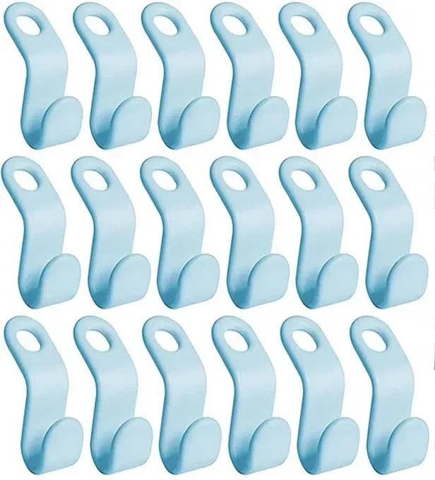 Cascading Clothes Hanger Hooks – Closet Organizer 10/20 Pcs