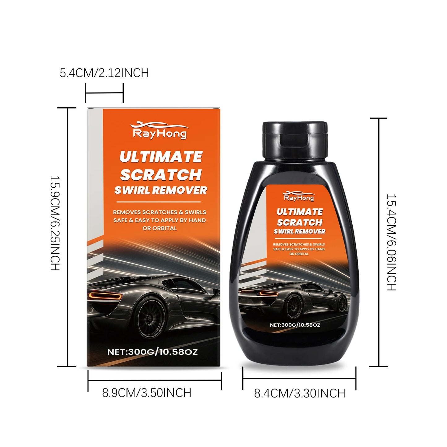 Rayhong Car Scratch Remover, Polish & Dust Removal Agent