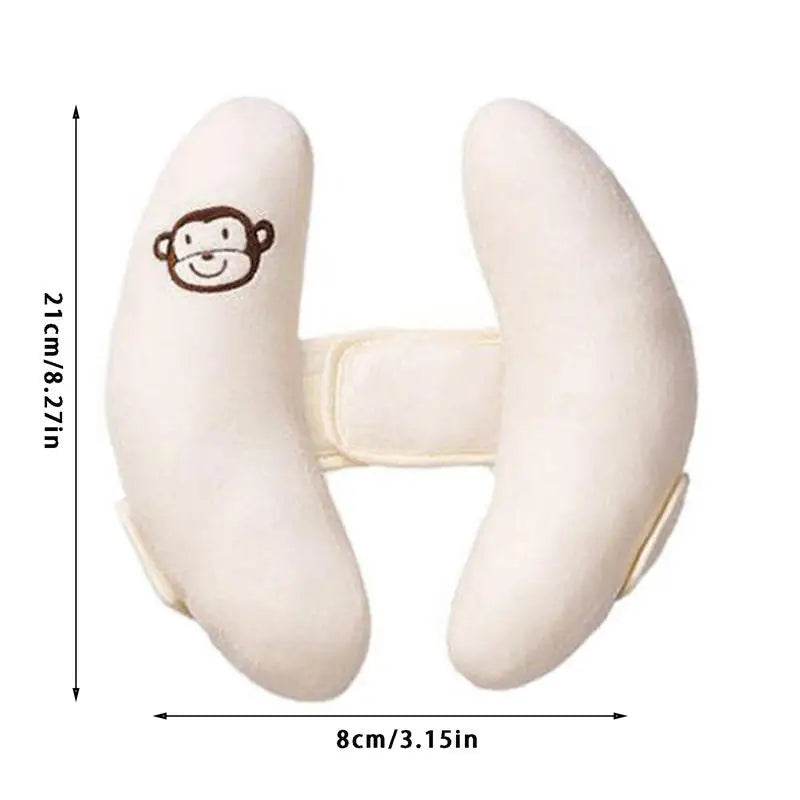 Adjustable Child Car Seat Headrest Cars Headrests Neckrest Cushion Breathable Sweat Absorbent Kids Head Pillow Peaceful Pleasures Health and Wellness white
