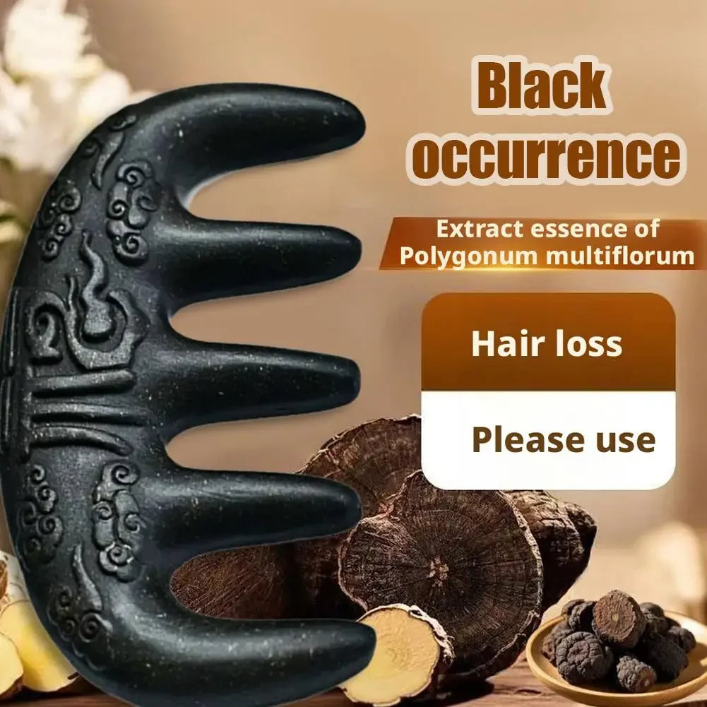Polygonum Multiflorum Scalp Massage Comb – Wide Tooth Peaceful Pleasures Health and Wellness