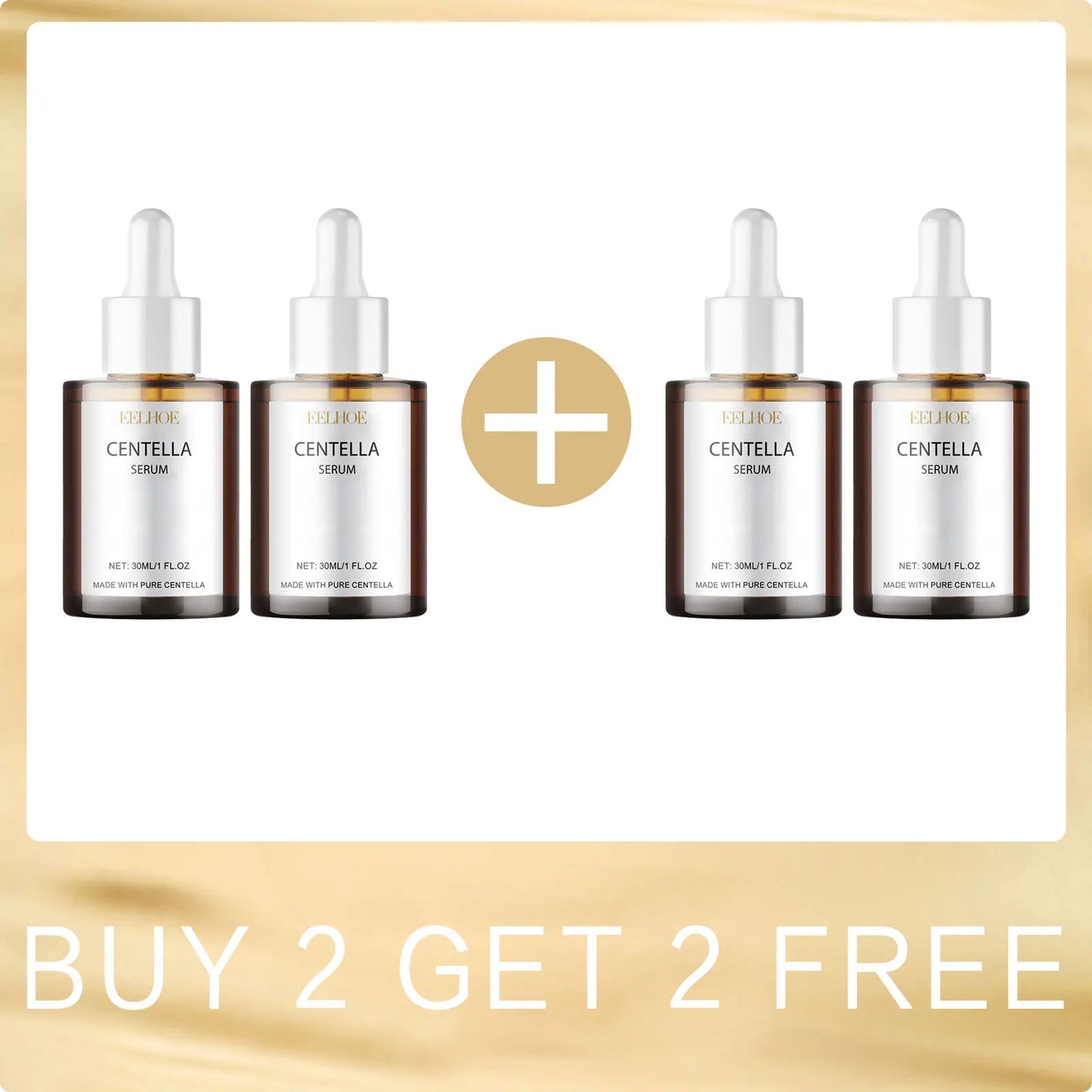 EELHOE Centella & Hyaluronic Acid Face Serum | Firm & Glow