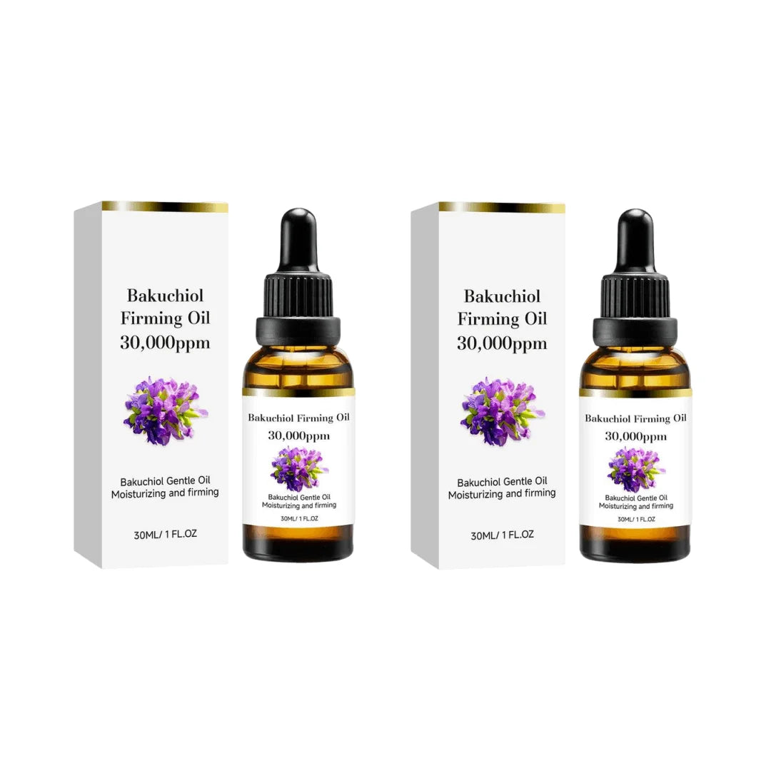 30ml Bakuchiol Pure Concentrated Plant Face Oil Firming Lifting Anti Aging Moisturizing Hydrating Smoothing Nourishing Oil Peaceful Pleasures Health and Wellness 2PCS