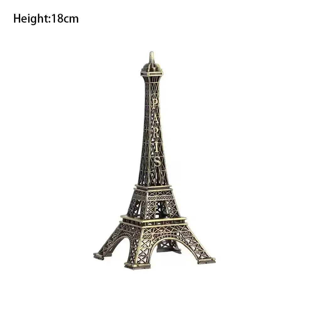 Bronze Metal Eiffel Tower Model Statue – 7 Sizes with Gift Box
